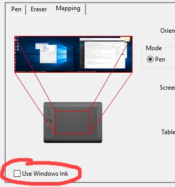 Disable Windows Ink